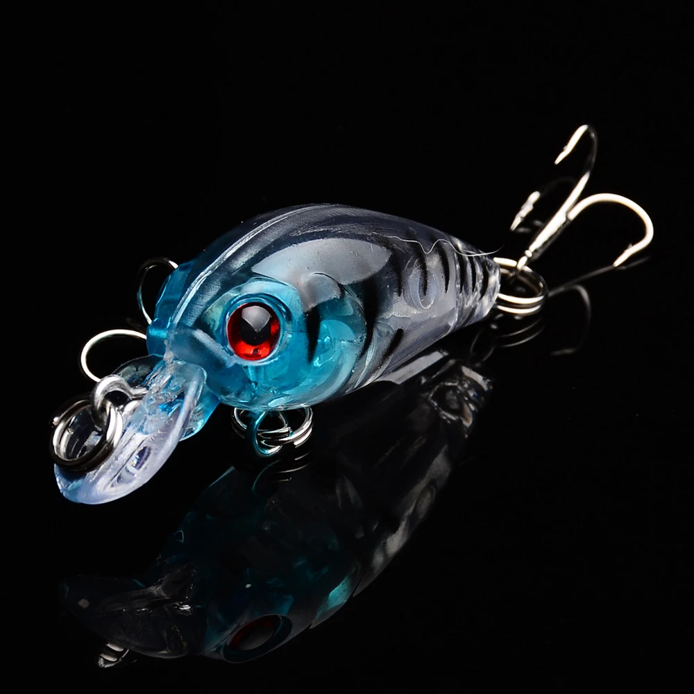 البسيطة Crankbait السحر ل باس Walleyes البلاستيك الصيد السحر 40 ملليمتر 3.5 جرام أسماك خطاف سنارة صيد السمك صيد السمك