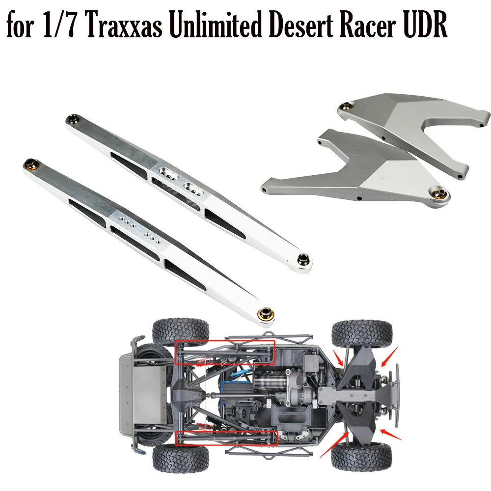 

Front And Rear Lower Suspension Arm Link Lever For 1/7 Traxxas UDR RC Car New Arrival Dropshipping