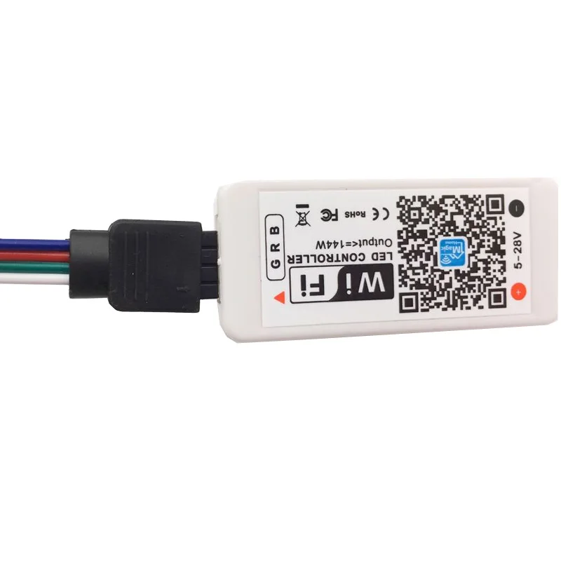 DC 5 В USB wifi 24 ключ RGB светильник с SMD 5050 гибкий светильник светодиодный фоновый светильник с подсветкой ТВ светильник ing 50 см 1 м 2 м 3 м 4 м 5 м