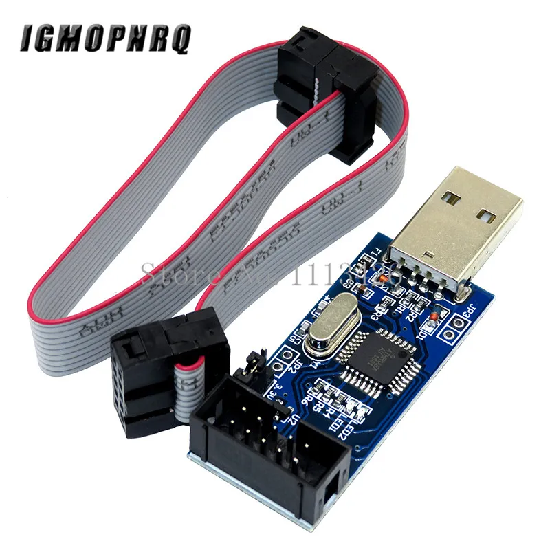 Программатор USB ISP ASP ATMEGA8 ATMEGA128 с поддержкой Win7 64K 10 шт.|Интегральные схемы| |