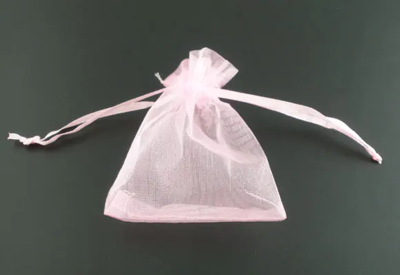 Бусины Из Органзы doreenbeads органза ювелирные изделия сумки с затяжкой прямоугольник розовый 12 см x 9 см(4 6/" x3 4/8"), 4 шт