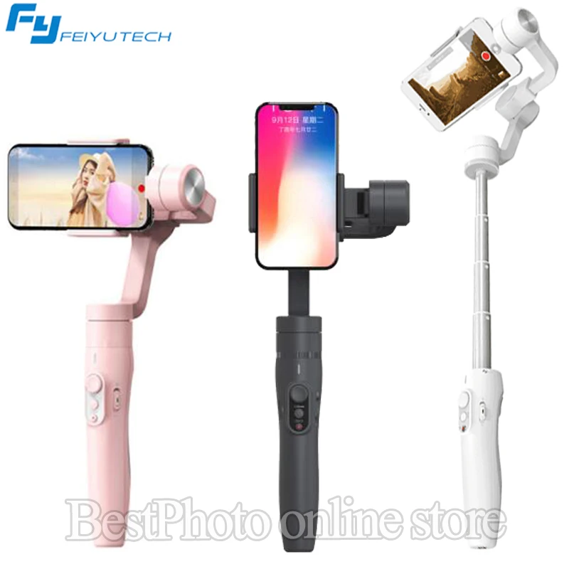  Feiyu Vimble 2 Extendable Handheld 3-Axis Gimbal Video Stabilizer for iPhone Samsung Gopro Xiaomi y