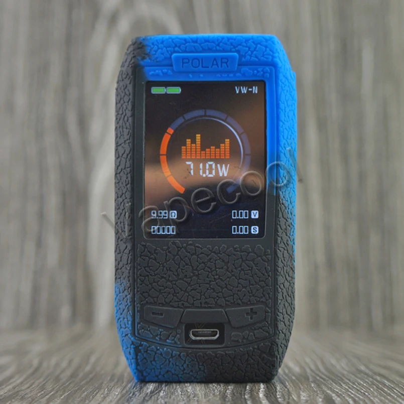 2018 Vaporesso polar 220W Non-slip Silicone Case Skin Cover Warp Sticker Sleeve Thicker for Vape Vaporesso polar 220 W Box mod