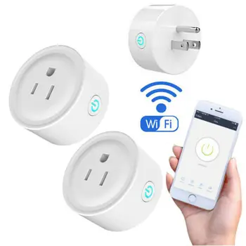 

Smart Power Socket Wifi Wireless Mini Switch Remote Control Timer Outlet US Plug