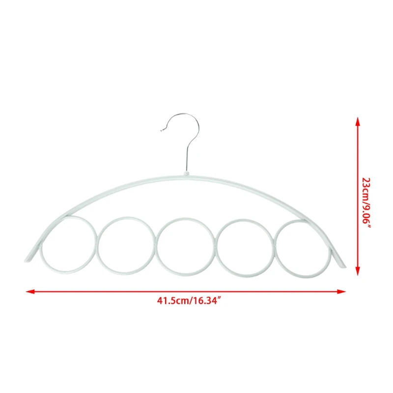 1 шт. 5 слотов кольцо Веревка Держатель Галстуки Вешалка ремень стойки шарфы вешалка Органайзер вращающийся на 360 градусов хранения Сортировка классификация