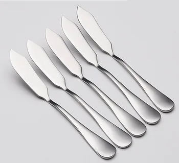 

6pcs Butter knives for 6 Person 304 Stainless Steel Butter Knife Cheese Dessert Jam Spreaders Cream Knifes Western Cutlery Break