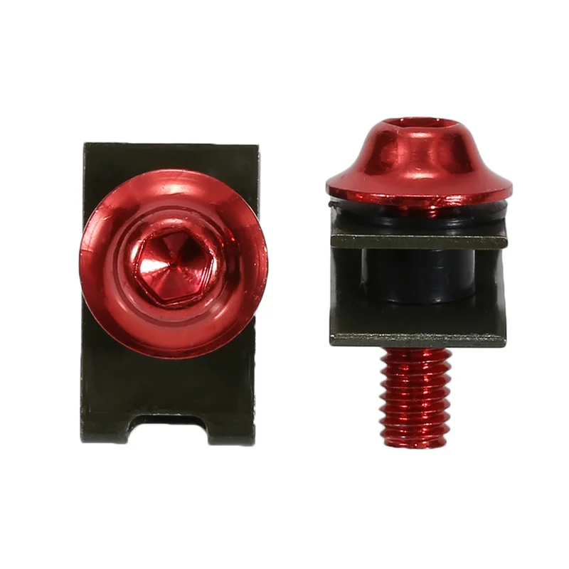 10pcs/lot M5 5mm Car Motorcycle Fairing Bolts Fastener Clips auto Shell Screw Aluminium Bolts Fastener Clips Screw Spring Nuts
