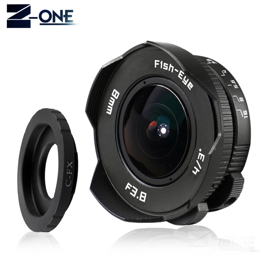 8mm F3.8 Fish eye C mount Wide Angle Fisheye Lens Focal length Fish eye