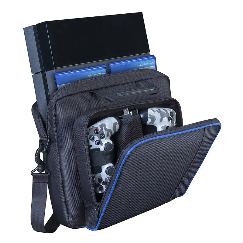 

Outdoor PS Game Console Receiving Backpack VR Storage Organizer Pouch Data Wire Hiking Camping Outdoor Bag One Shoulder