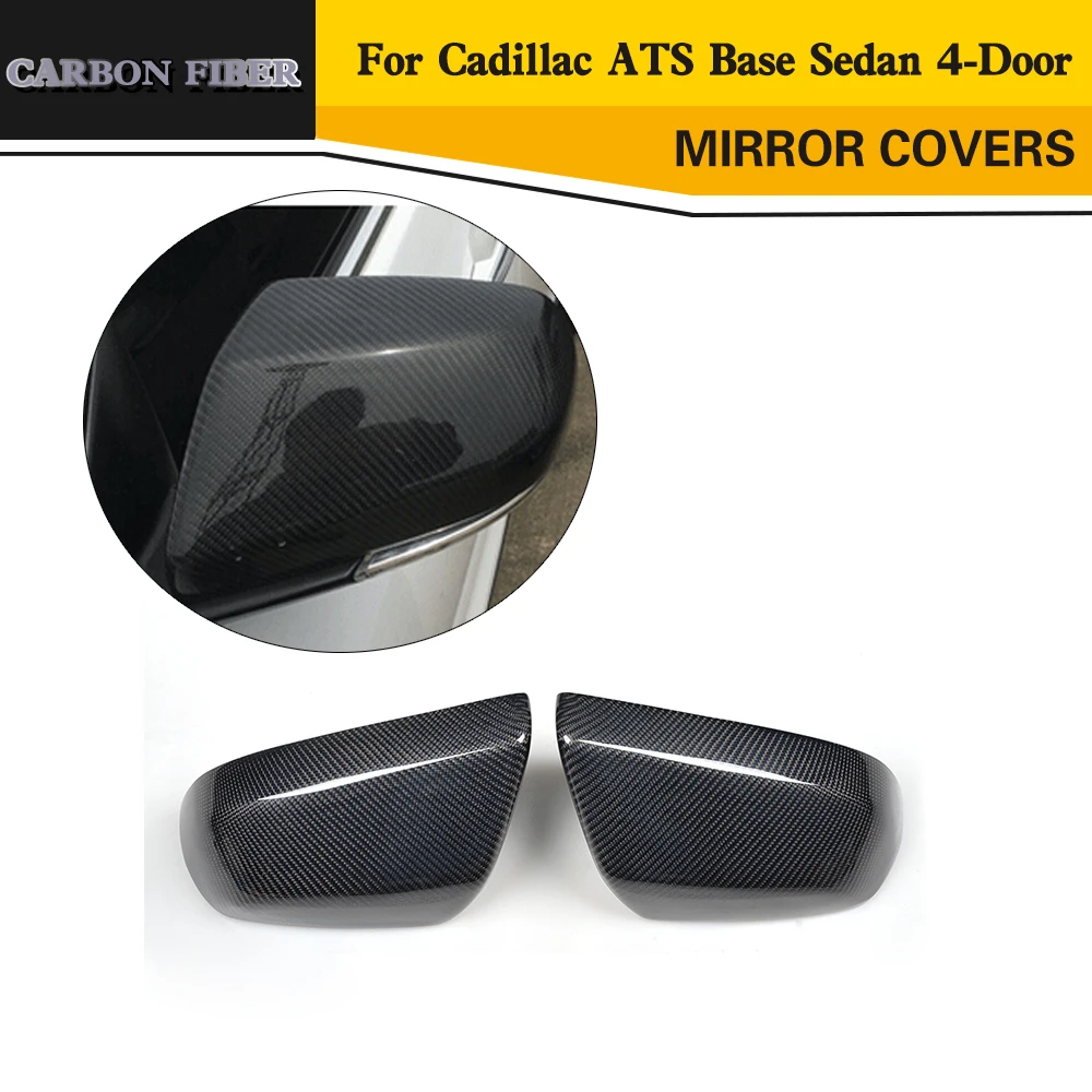 Replacement Style Carbon Fiber Car Auto Rear Mirror Cover for Cadillac
