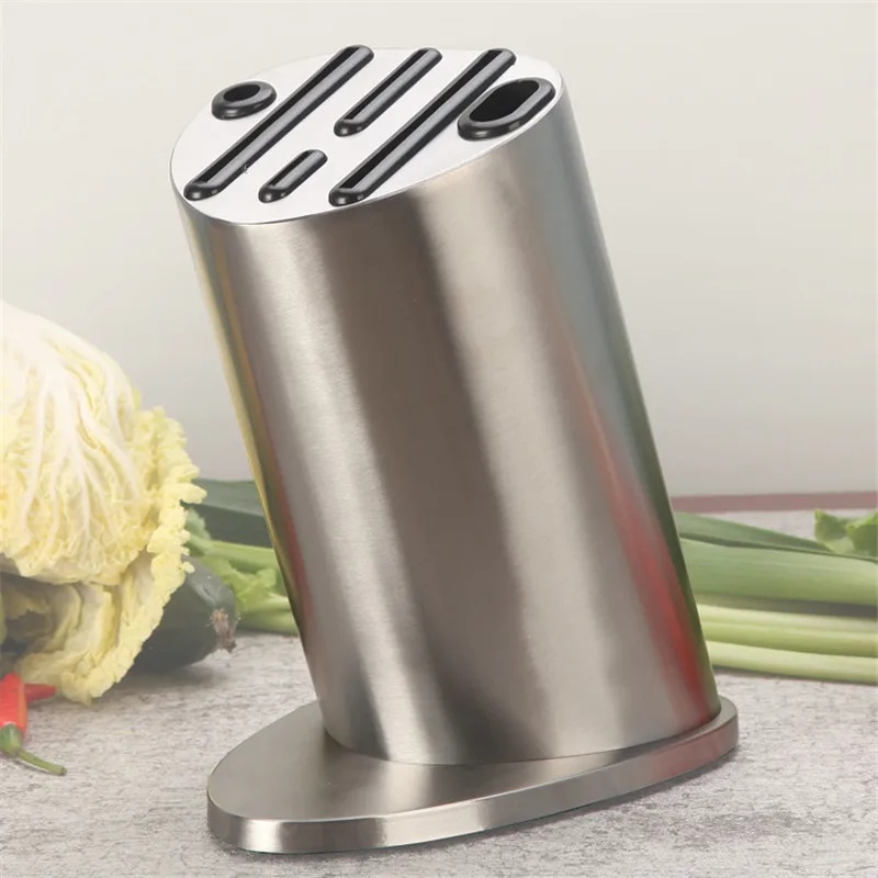 

Stainless steel magnetic knife holder kitchen accessories creative seat kitchen knife shelf magnet for knives protector stand
