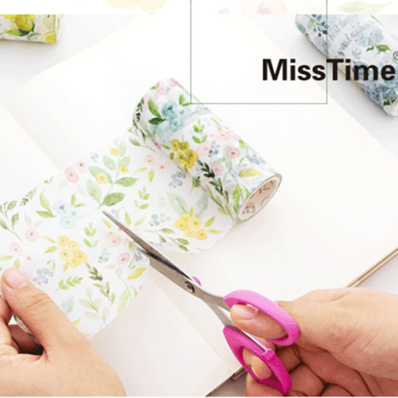 Бумажная Маскировочная лента Miss time 10 см украшение для скрапбукинга канцелярские