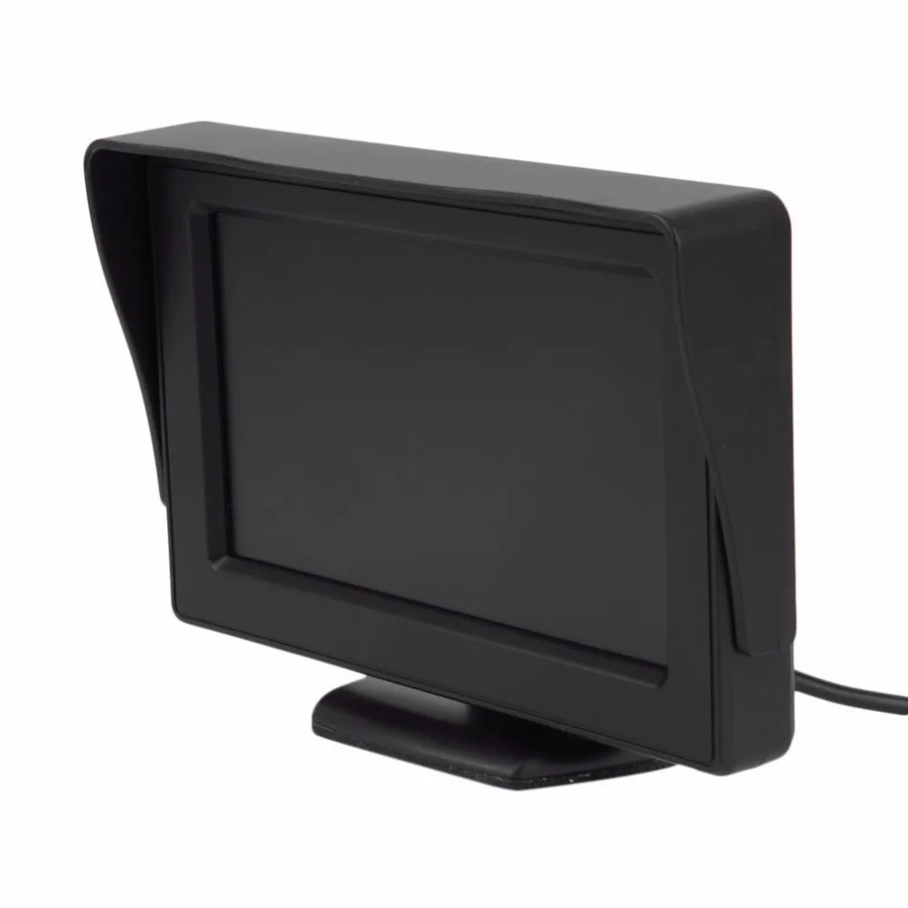 

kebidumei LCD Car Reverse Rearview Monitor Color Camera DVD VCR Remote Control 4.3' TFT