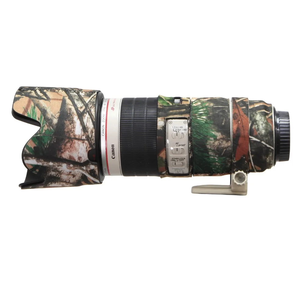 For Canon 70-200F2.8ISII waterproof Rubber Cover Protective Case Camera Lens Camouflage Coat  (6)