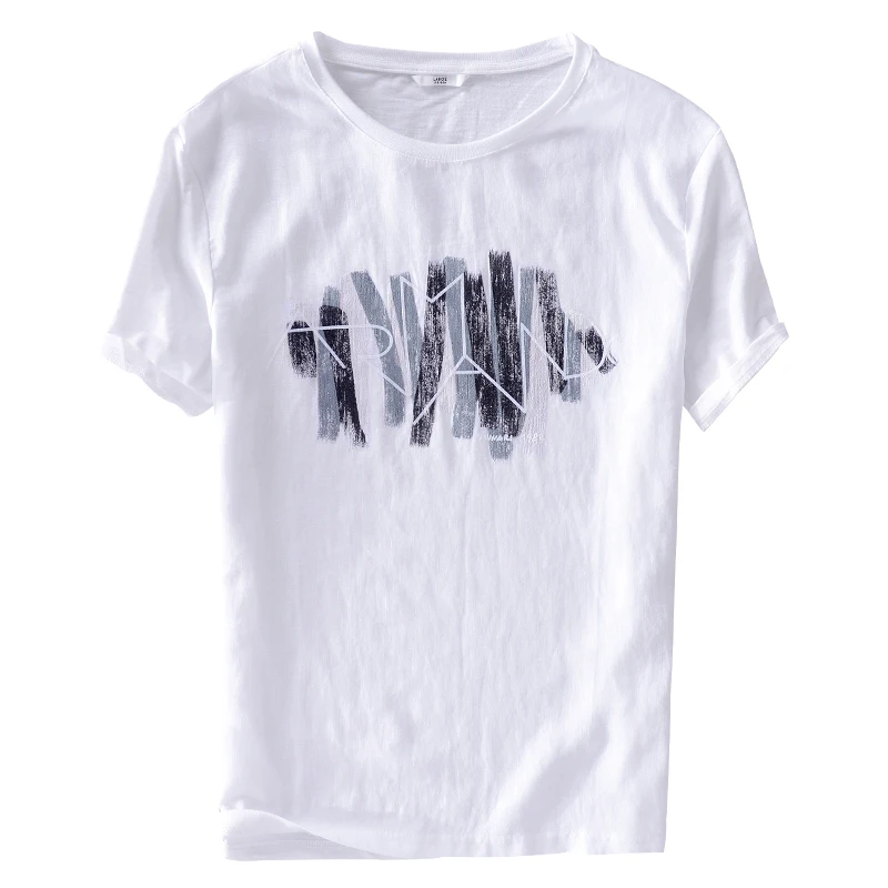 

New arrival short sleeve linen t shirt men brand casual t-shirt mens fashion solid t shirts male tops o-neck camiseta camisa