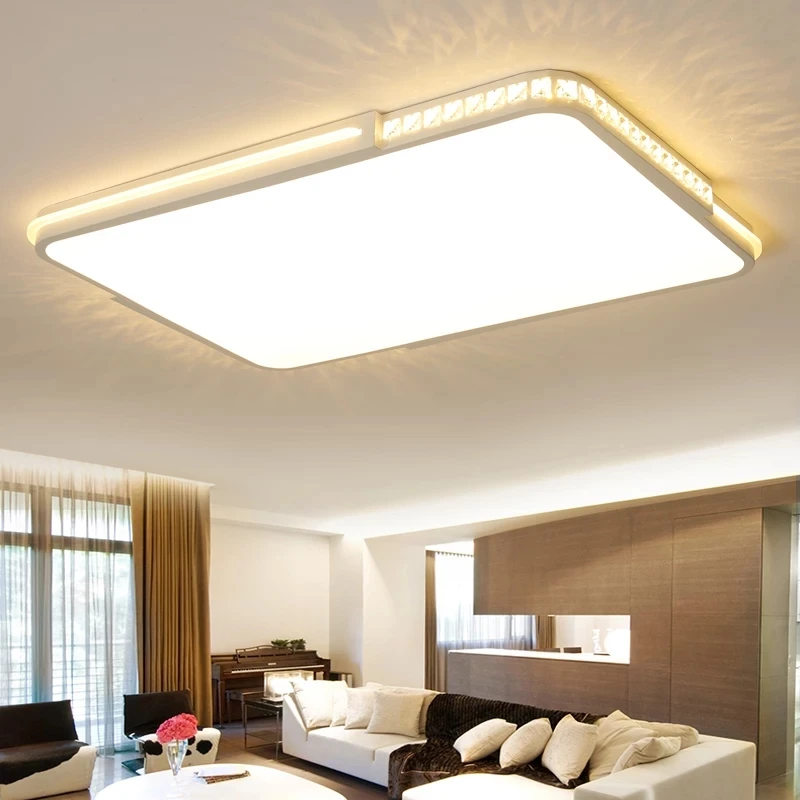 

Rectangle Modern led ceiling lights for Living room Bedroom Kitchen luminaria ultra-thin Study Room luminaria led ceiling lamp