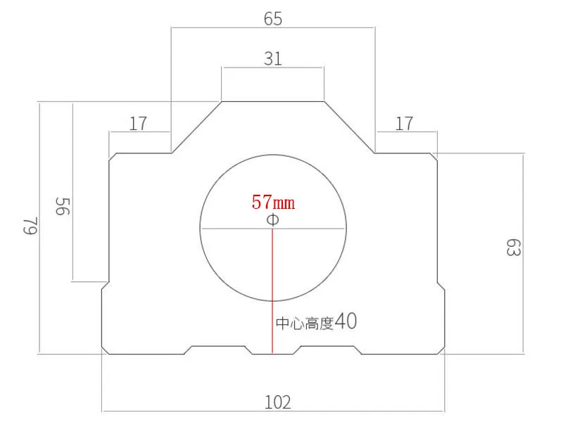 52 57 65 80 мм алюминиевый CNC шпиндель зажим CNC крепление для электродвигателя, привода, шпинделя кронштейн с ЧПУ гравировальный станок Инструменты Аксессуары