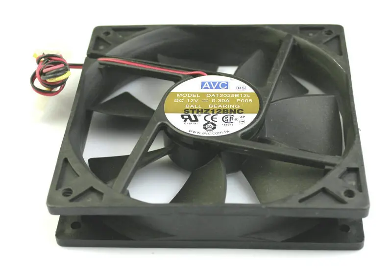 Вентилятор охлаждения для ПК Чехол Для AVC DA12025B12L 12 см 12*12 120*120*25 мм 12025 1225 В 0.3A 4Pin|case