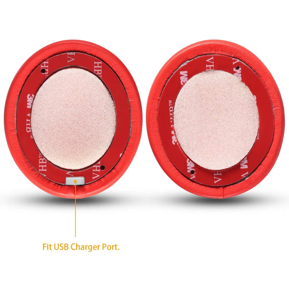 Replacement Earpads Ear Cushions for Beats Solo 2 0 3 0 Wireless on Ear Headphones ONLY Black