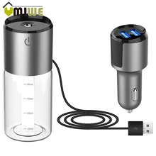 Автомобильный увлажнитель воздуха Освежитель эфирное масло диффузор ароматерапия тумана Fogger с двойной мощностью USB Автомобильное зарядное устройство