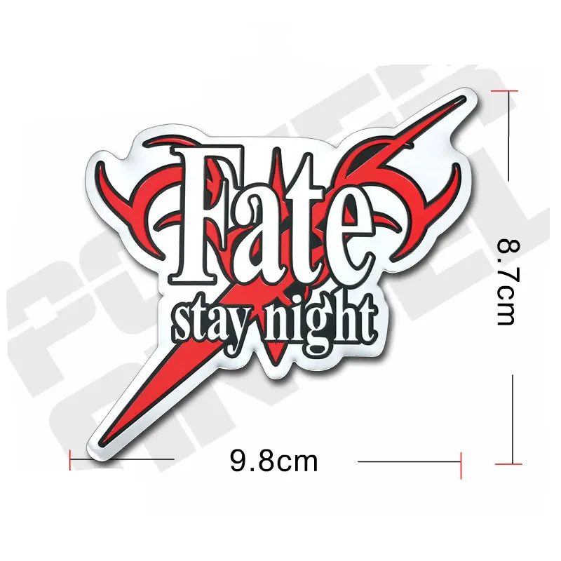 Водонепроницаемый Fate Stay Night Аниме клейкая Наклейка для телефона Ноутбук мотоцикл автомобильный холодильник Ipad AC Fan коллекция стикер s - Цвет: 1pc