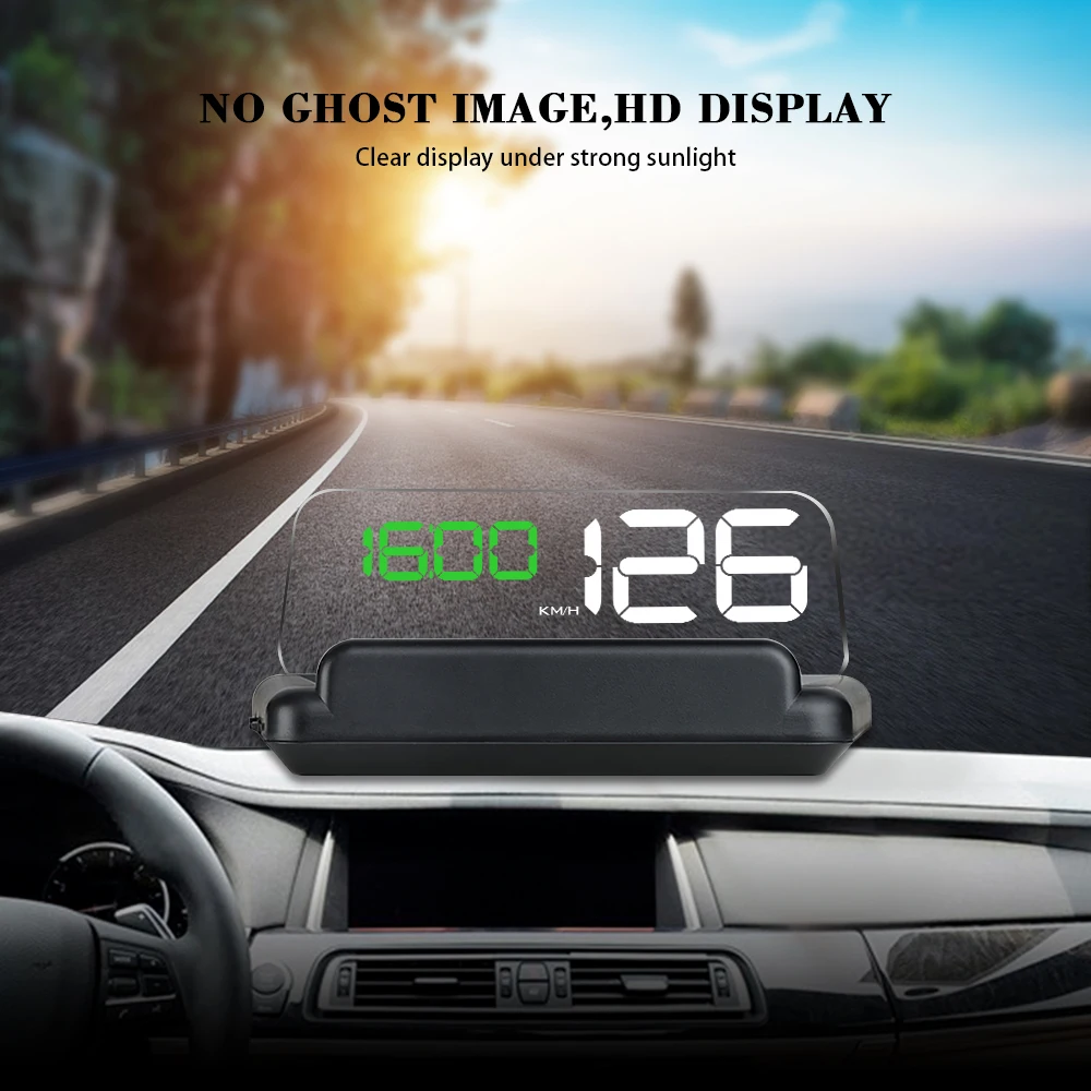 Бортовой компьютер OBD2 Hud C500 автомобильный измеритель скорости лобовое стекло