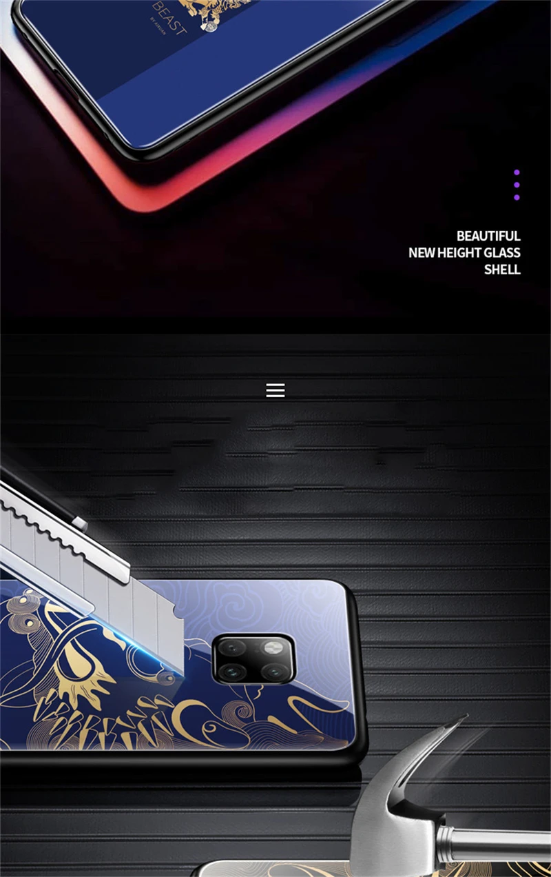 Tempered Glass Phone Case For Huawei Mate 20 (5)