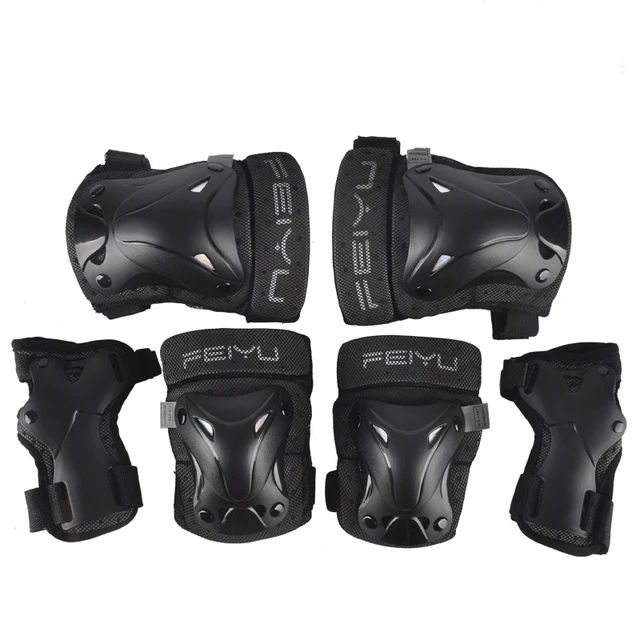 US $10.70 6 pcs  set Protective Skates Set Knee pads Elbow Wrist Protector Protection for Scooter Cycling Ro