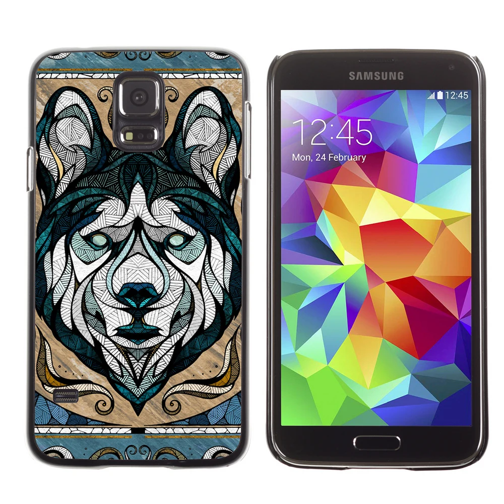 Hard Case for Samsung Galaxy S5 - Polar Bear &amp Alligator On The Street |