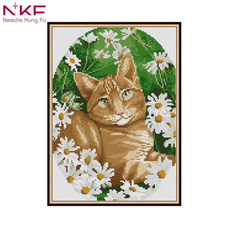 

Mosaic Animal Diamond Painting Full Square Cats Diamond Embroidery Cross Stitch Flowers Picture Of Rhinestones Handcraft