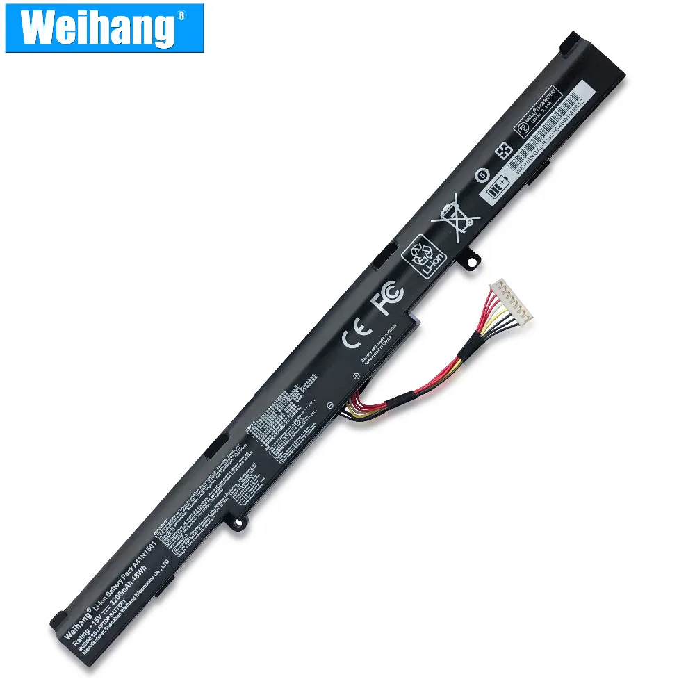 Weihang 15V 3200 мА/ч, 48Wh A41N1501 Аккумулятор для ноутбука ASUS GL752JW GL752 GL752VL GL752VW N552 N552V N552VW N752 N752V N752VW