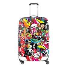5 New Design Cute Animal Elastic Luggage Cover Waterproof Suitcase Cover For 22-26 Inch Travel Bag Owl Luggage Protective Covers