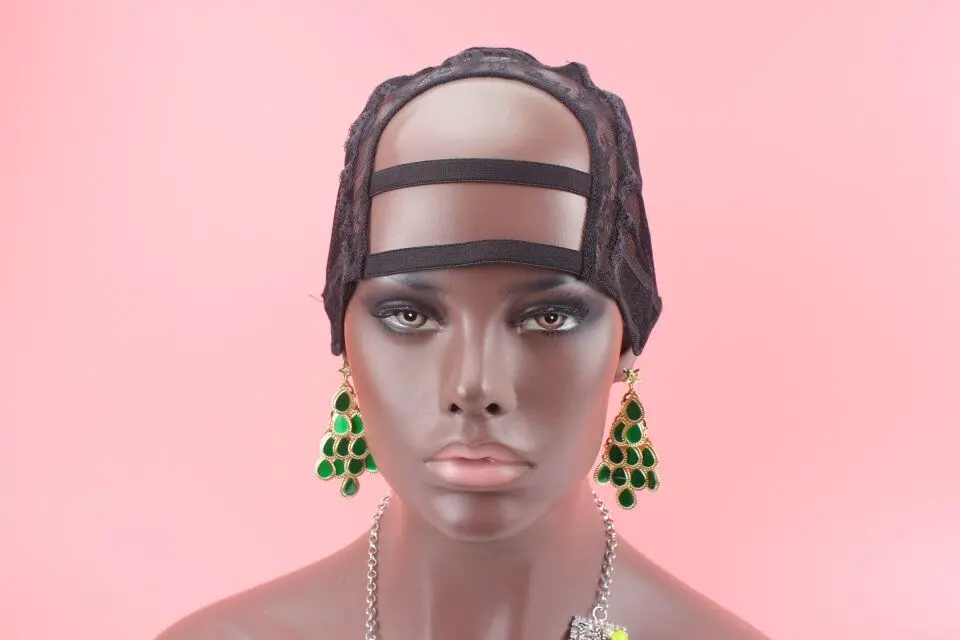 

1PC 4X4 U Wig Cap Base For Making Wigs With Adjustable Strap Glueless Weaving Cap Five Colors Make It Your Own Style