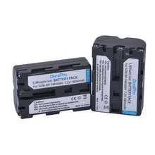 2pc 1800mAH NP FM500H NP FM500H FM500H Li ion Rechargeable Camera Battery for Sony Alpha SLT
