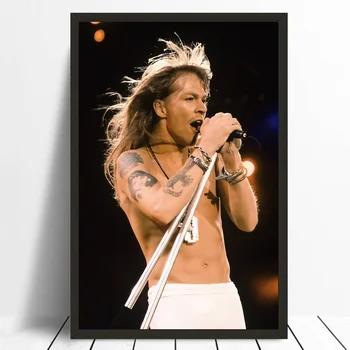 

Axl Rose Music Star Singer Art Poster Canvas Painting Home Decor Wall Art No Frame Dropshipping