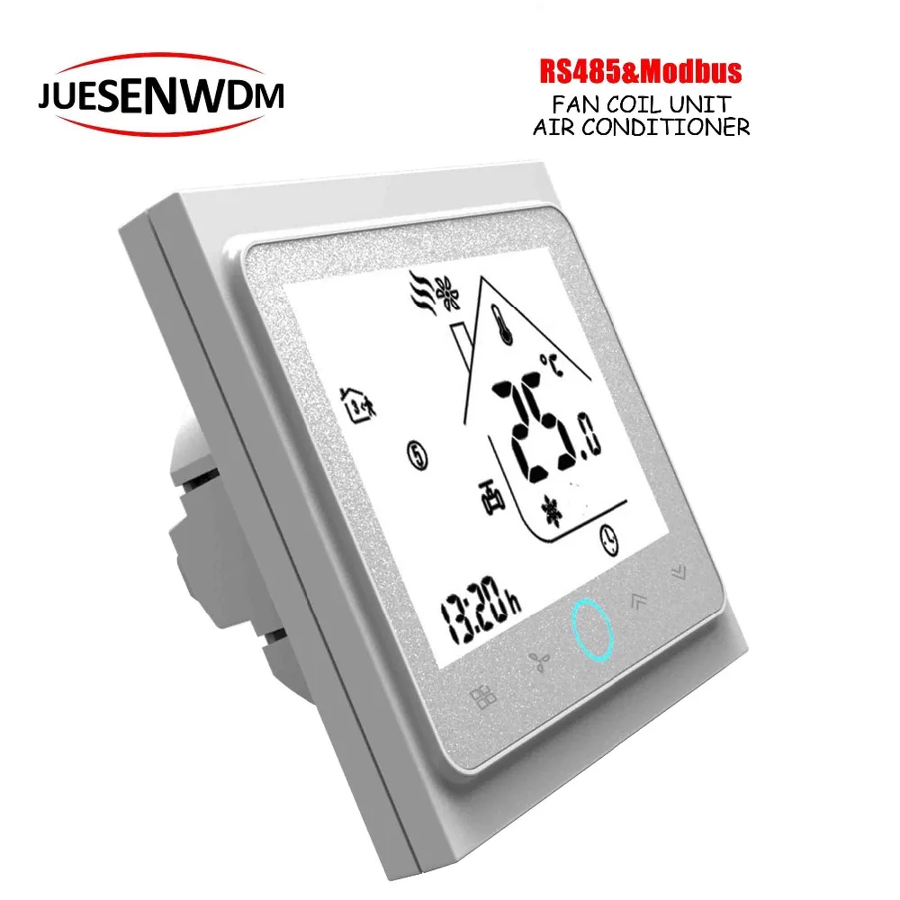 95 240VAC 24VAC 2 трубы умная температура отопления охлаждения термостат Modbus & RS485 RTU