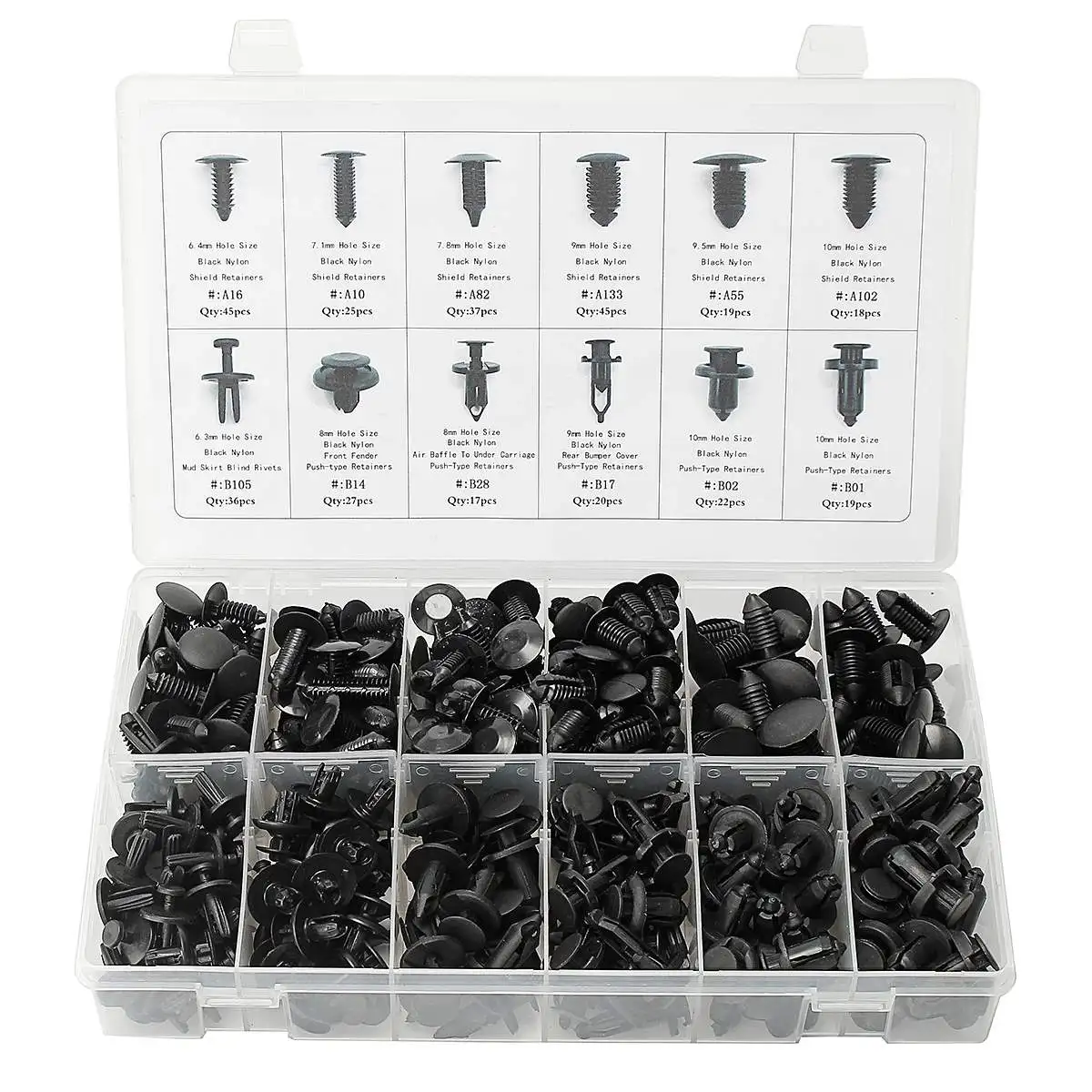 330Pcs 12 Sizes Car Auto Push Pin Rivet Trim Clip Panel Body Interior Assortment Set for BMW /GM /Ford /Toyota /Honda-in Auto Fastener & Clip from ...