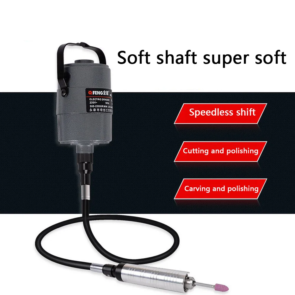 190W Hanging Mill Engraving Machine Suspension Shaft Milling Cutting Polishing Carving Jade Root Carved Chuck Drill Carpentry
