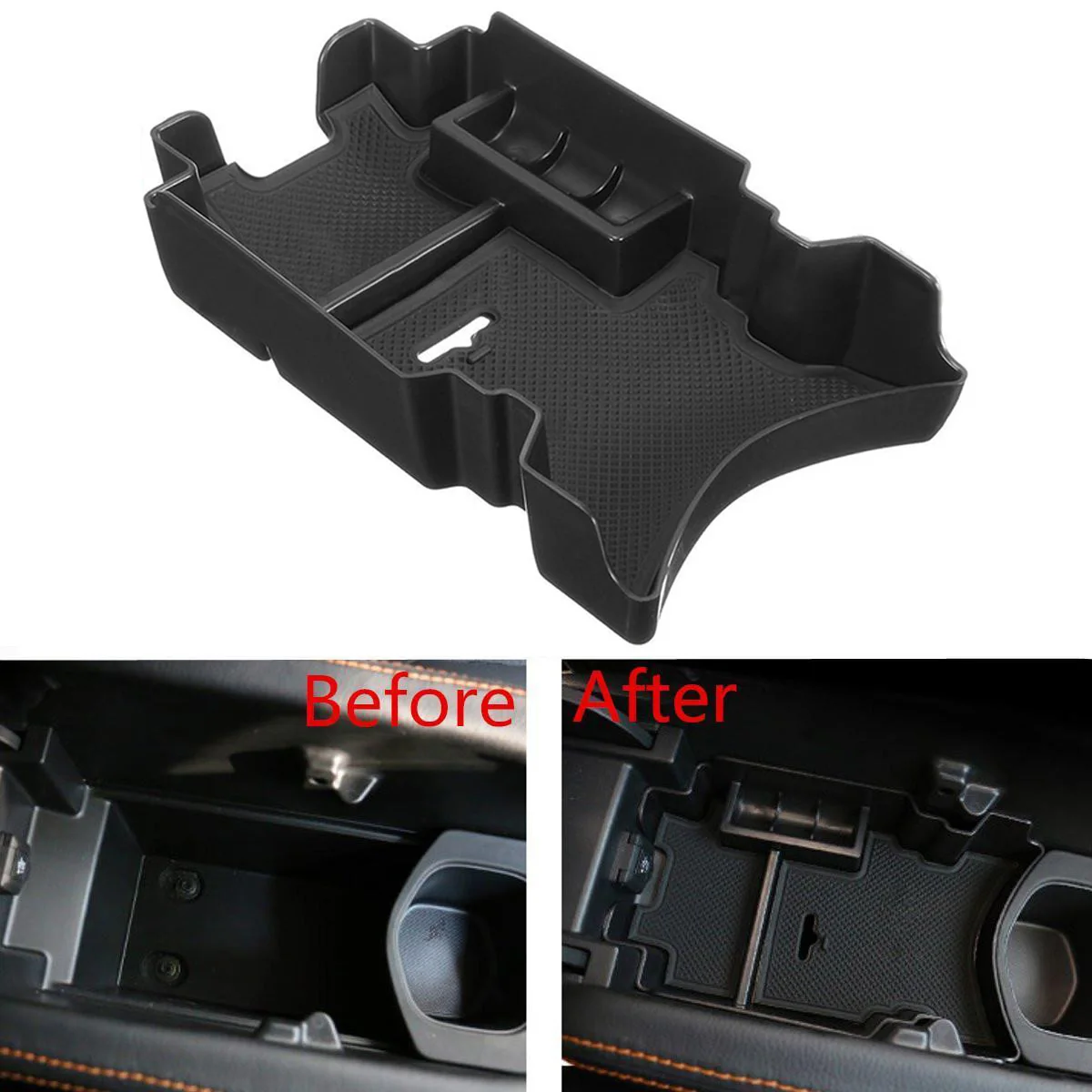 Car Central Console Armrest Container Holder Tray Car Styling Storage