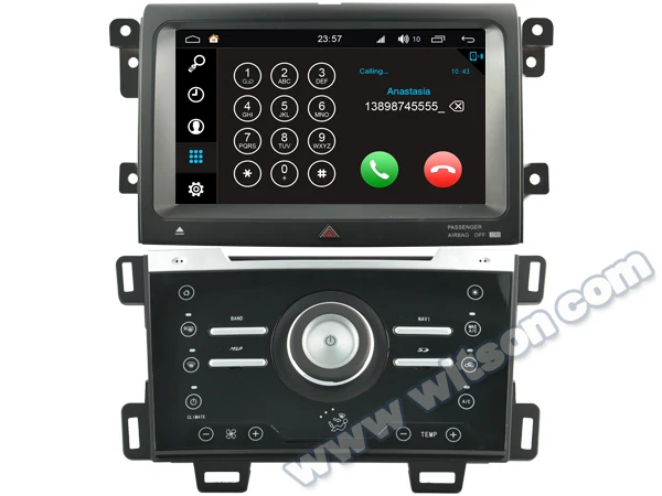 Excellent 9" Android 8.0 OS Car DVD Multimedia GPS Radio for Ford Edge 2011-2014 (Manual Air Version) with External DAB+ Tuner Support 1