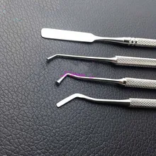 FiXangRo 4Pcs/set Steel Oral Hygiene Care Dental Instruments Teeth Scraper Wax Carver Spatula Kit Teeth Whitening Clean Dentist