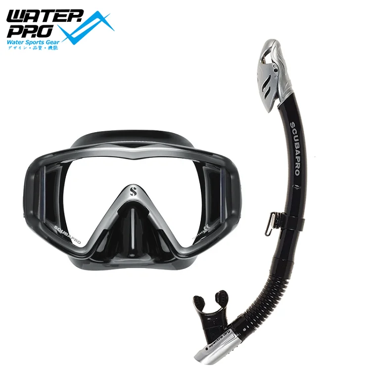Scubapro CRYSTAL VU Mask and Spectra Dry Snorkel Setin Diving Masks