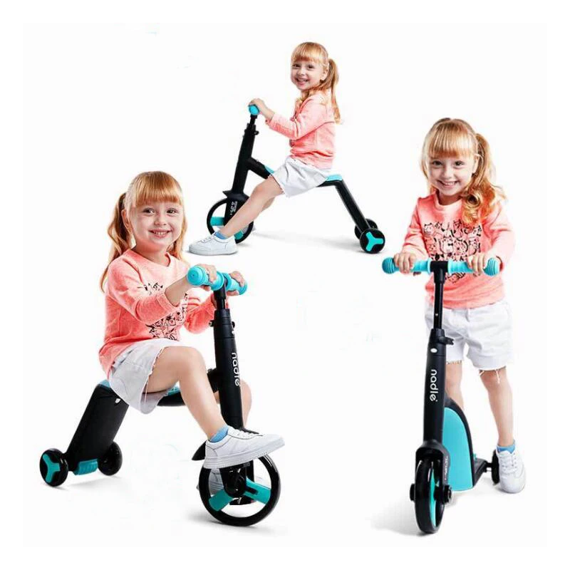 

Children Scooter Balancer Tricycle 3 In 1 Baby Scooter Balance Car 3 Wheels Bicycle Walker Car Balance Bike Ride on Toys 2-6 Y