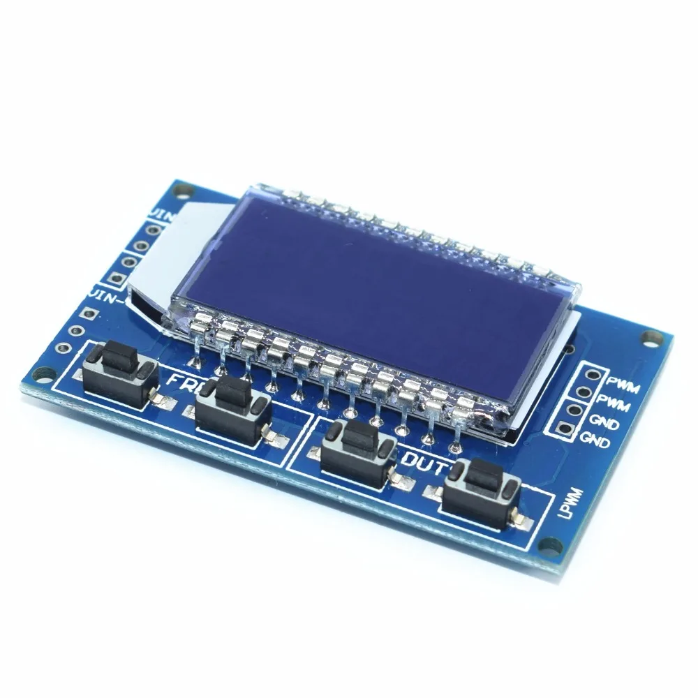 

PWM Pulse Frequency Duty Cycle Adjustable Module LCD Display 1Hz-150Khz 3.3V-30V PWM Board Module