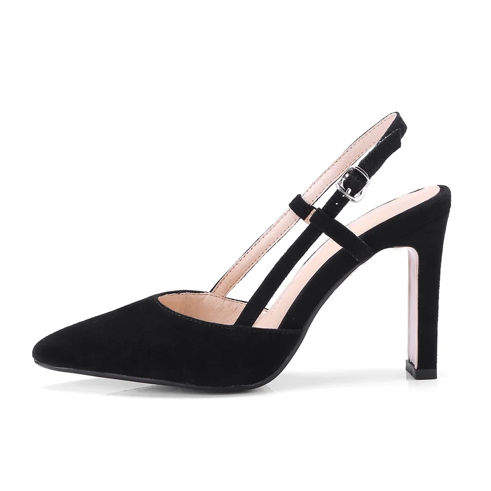 Pointu Noir Maguidern Classique Talons Purple Robe Pompes Dames Haute deep Sandales marron Slingback Sexy Femmes Bout Chaussures qqHOX