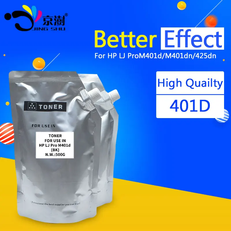 

Jingshu 500g refill toner powder CF280A compatible for HP LaserJet Pro M401d M401dn MFP 425dn printer