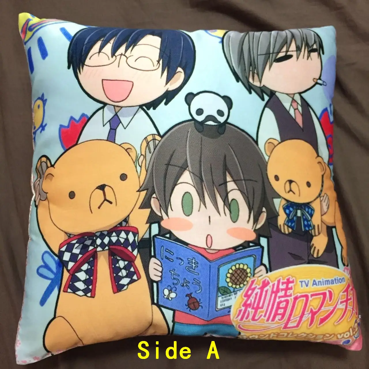 Junjou Romantica Аниме Манга два боковых подушка чехол s обнимающаяся Подушка Чехол для