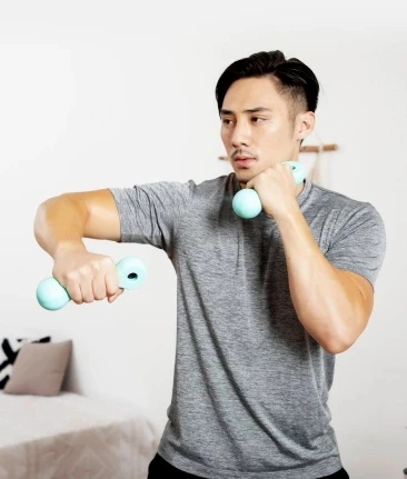  Original xiaomi Move It Beat Dumbbell Portable Mini USB Charging Tricolor Smart Sports Dumbbell Fit