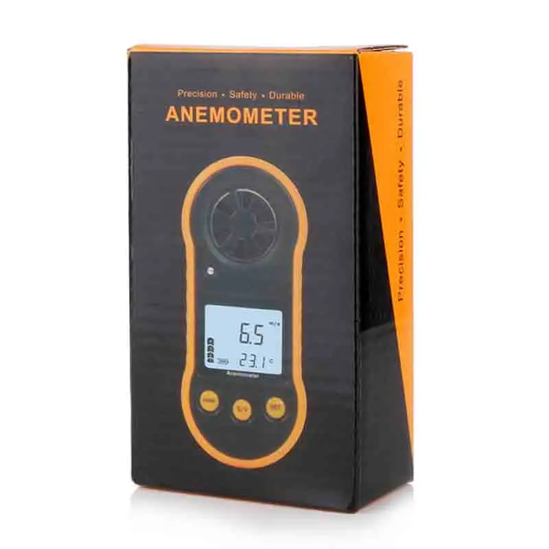 GM818 переносной Анемометр Anemometro термометр измеритель скорости ветра Измеритель ветра 30 м/с ЖК-цифровой Ручной инструмент