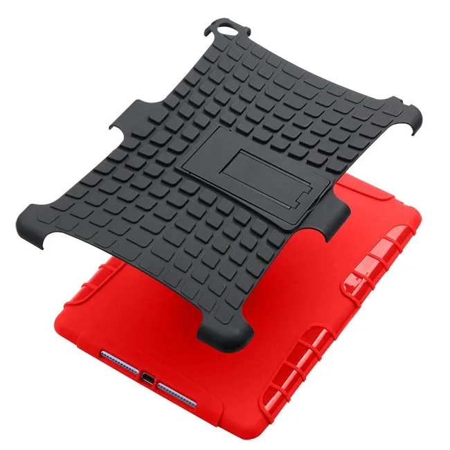 High Duty Armor Coque for iPad Air 2 Case Shockproof Silicon Hybrid A1566 A1567 Cover iPad Air 2 Shockproof Case (1)